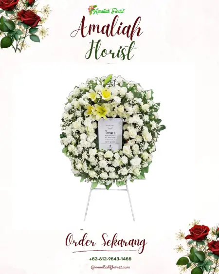 Krans Bunga Duka Patam Lestari